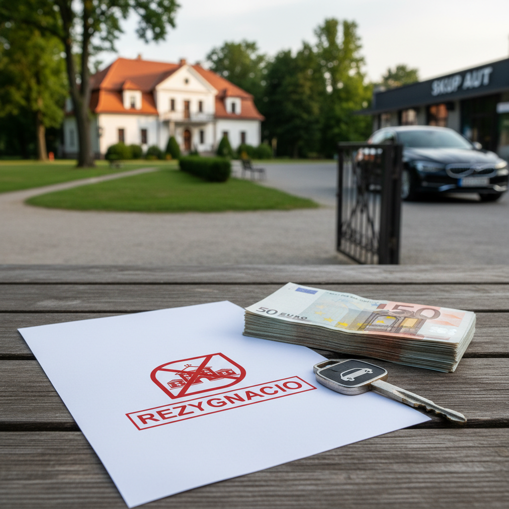 Rezygnacja z sanatorium a skup aut: formalności i gotówka